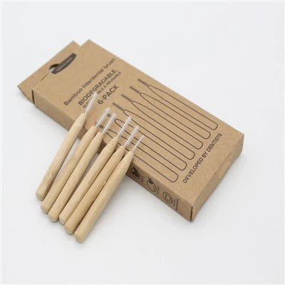 Periuta interdentara ecologica din bambus organic